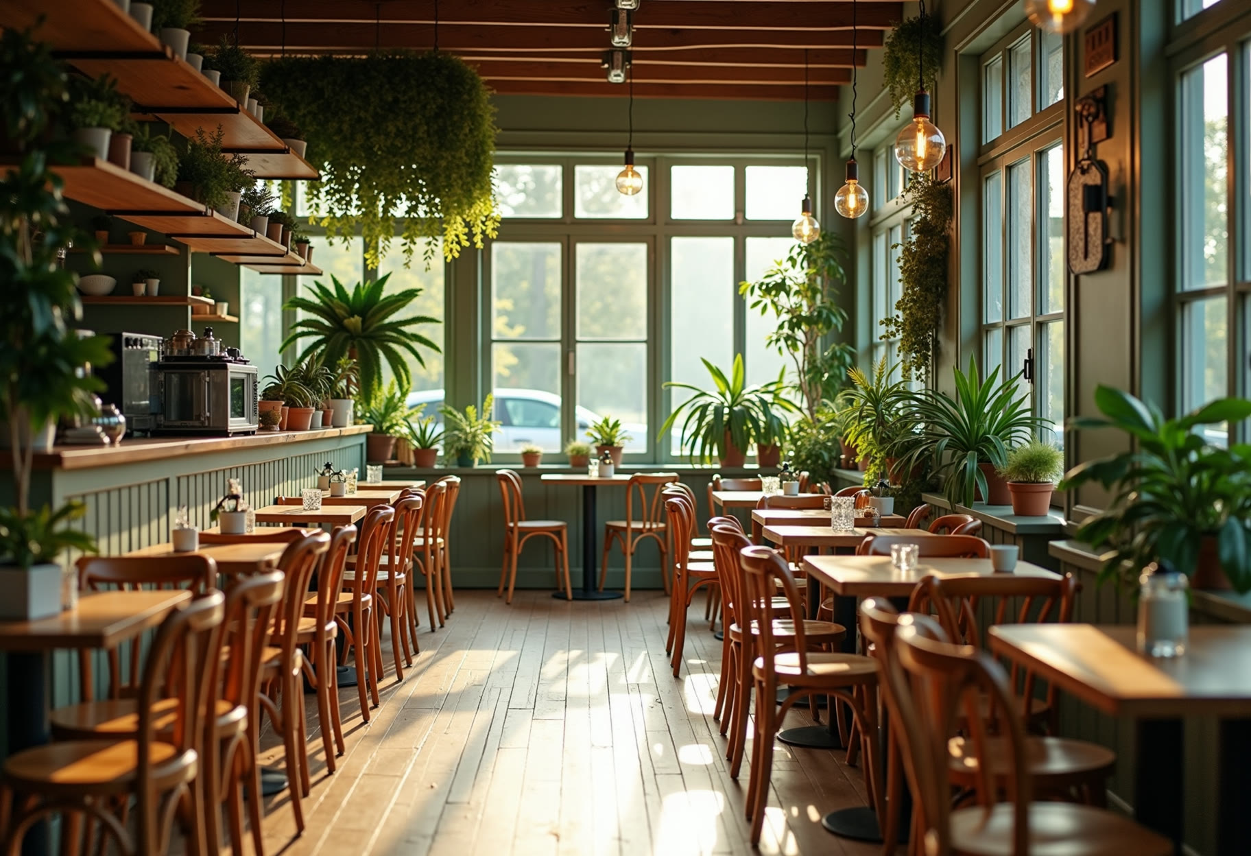 A café that runs on regulars.